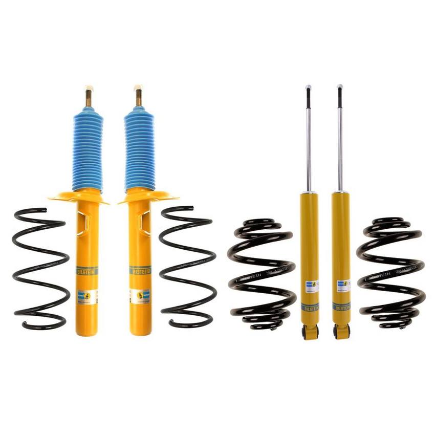 BMW Suspension Strut and Shock Absorber Assembly Kit – Front and Rear (Standard Suspension) (B6 Performance) 33536750760 – Bilstein 3918040KIT