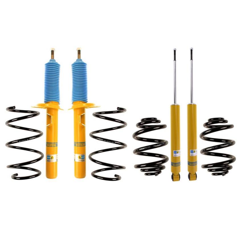 BMW Suspension Strut and Shock Absorber Assembly Kit – Front and Rear (Heavy Duty Version for Standard Suspension) (B6 Performance) 33536750760 – Bilstein 3918043KIT