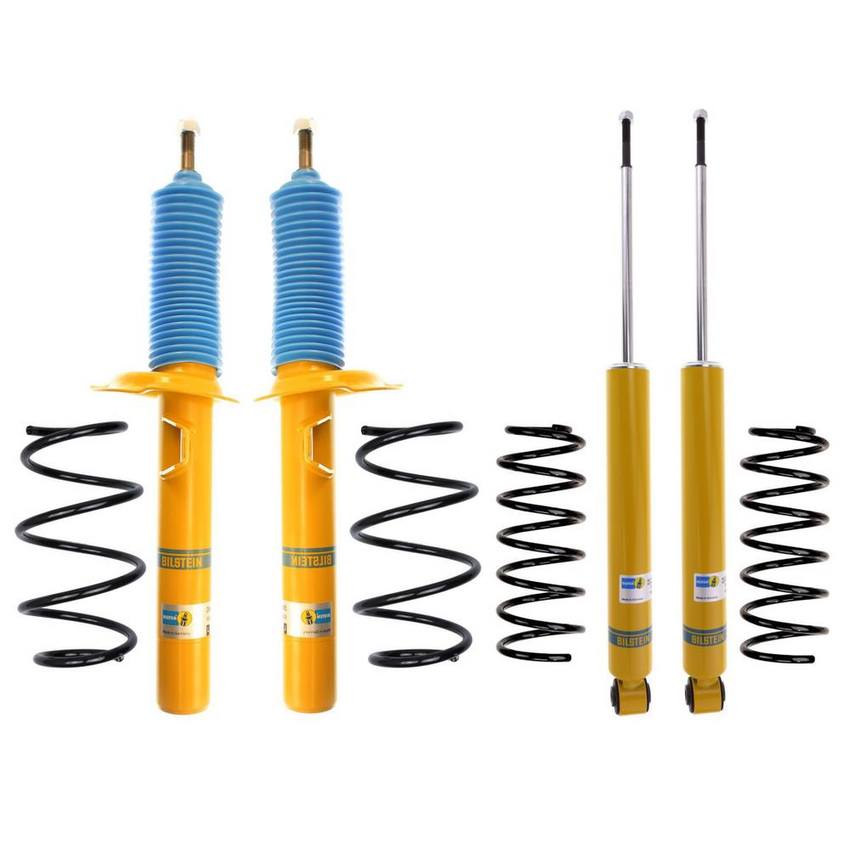 BMW Suspension Strut and Shock Absorber Assembly Kit – Front and Rear (Standard Suspension) (B6 Performance) 33531095736 – Bilstein 3918045KIT