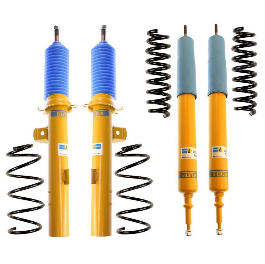 BMW Suspension Strut and Shock Absorber Assembly Kit – Front and Rear (Standard Suspension) (B6 Performance) 33536767342 – Bilstein 3918063KIT