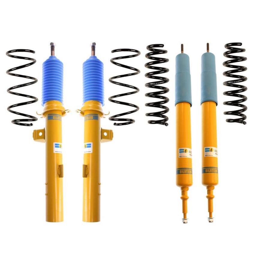 BMW Suspension Strut and Shock Absorber Assembly Kit – Front and Rear (Heavy Duty Version for Standard Suspension) (B6 Performance) 33536767337 – Bilstein 3918066KIT