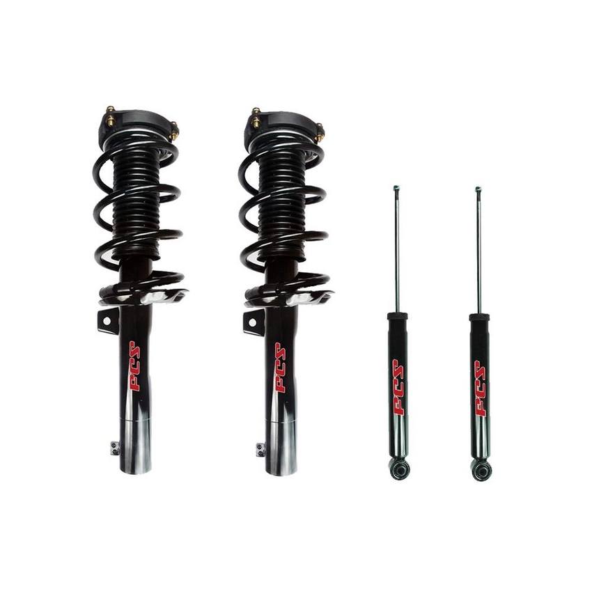 VW Suspension Strut and Shock Absorber Assembly Kit – Front and Rear – Aftermarket 3918072KIT