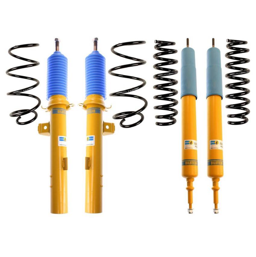 BMW Suspension Strut and Shock Absorber Assembly Kit – Front and Rear (Standard Suspension) (B6 Performance) 33536767336 – Bilstein 3918077KIT