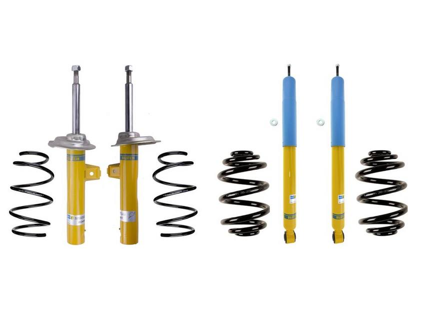 BMW Suspension Strut and Shock Absorber Assembly Kit – Front and Rear (B8 Performance Plus) 33536750758 – Bilstein 3918083KIT