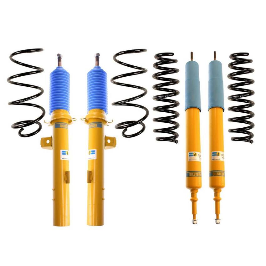 BMW Suspension Strut and Shock Absorber Assembly Kit – Front and Rear (Heavy Duty Version for Standard Suspension) (B6 Performance) 33536767337 – Bilstein 3918097KIT