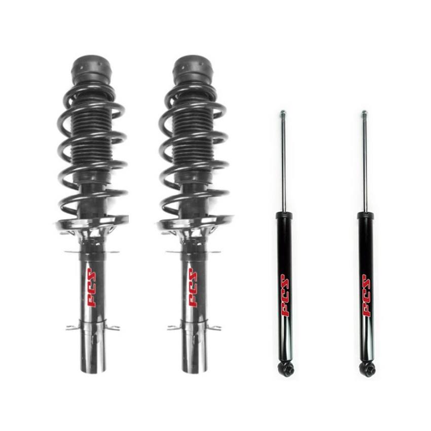 VW Suspension Strut and Shock Absorber Assembly Kit – Front and Rear – Aftermarket 3918228KIT