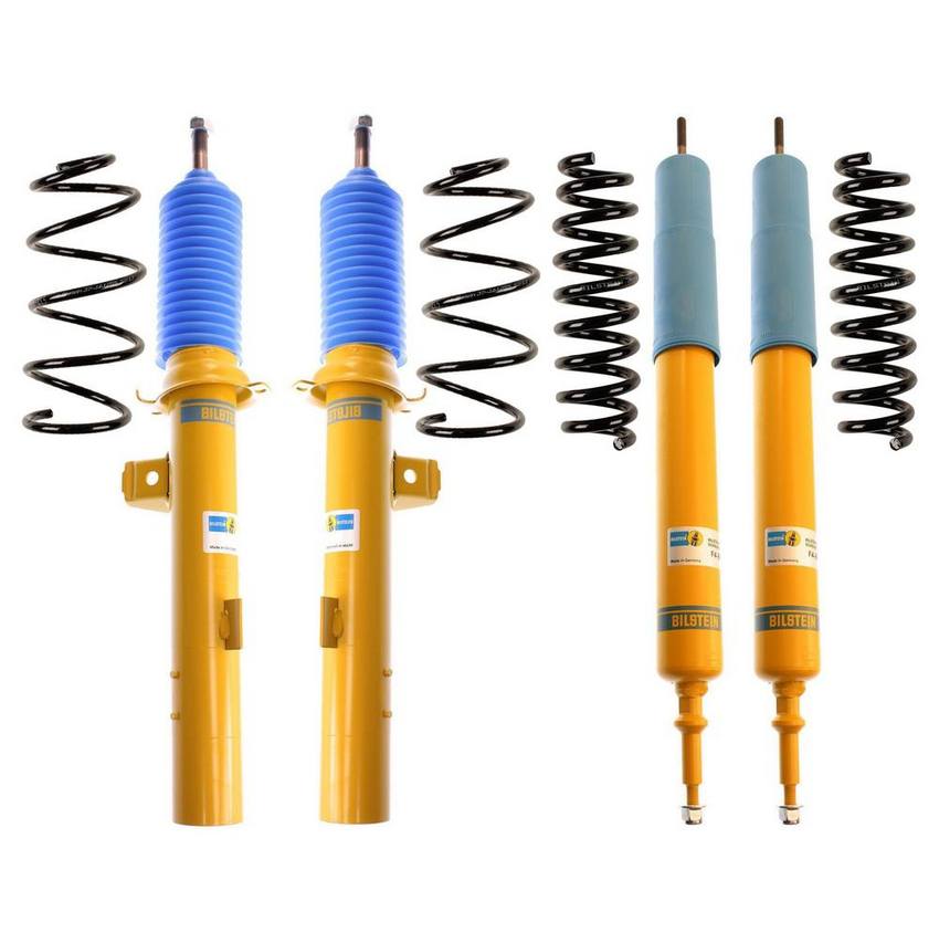 BMW Suspension Strut and Shock Absorber Assembly Kit – Front and Rear (Heavy Duty Version for Standard Suspension) (B6 Performance) 33536767342 – Bilstein 3918240KIT