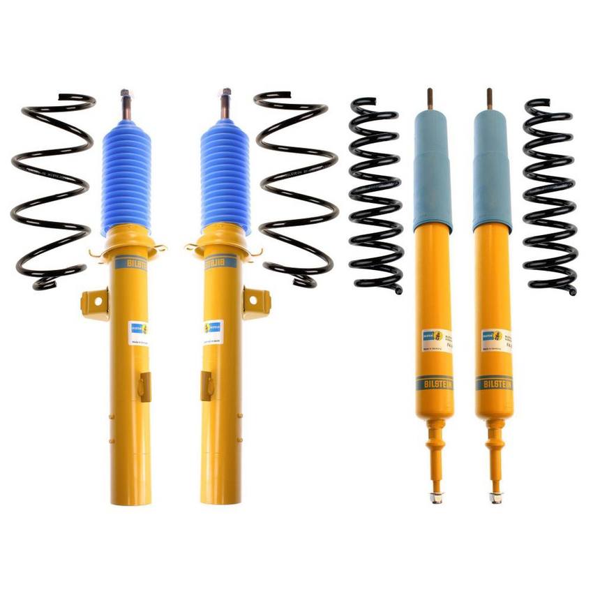 BMW Suspension Strut and Shock Absorber Assembly Kit – Front and Rear (Standard Suspension) (B6 Performance) 33526796470 – Bilstein 3918246KIT