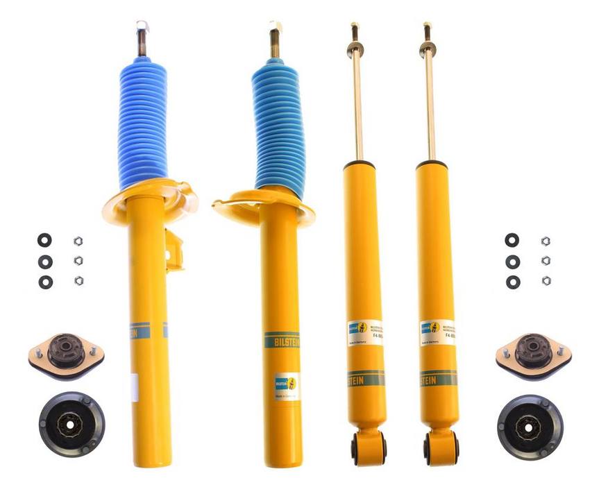 BMW Suspension Strut and Shock Absorber Assembly Kit – Front and Rear (B8 Performance Plus) 33521092362 – Bilstein 3918252KIT