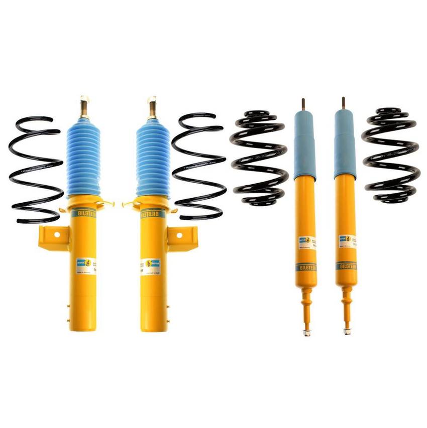 BMW Suspension Strut and Shock Absorber Assembly Kit – Front and Rear (B6 Performance) 33536750758 – Bilstein 3918255KIT