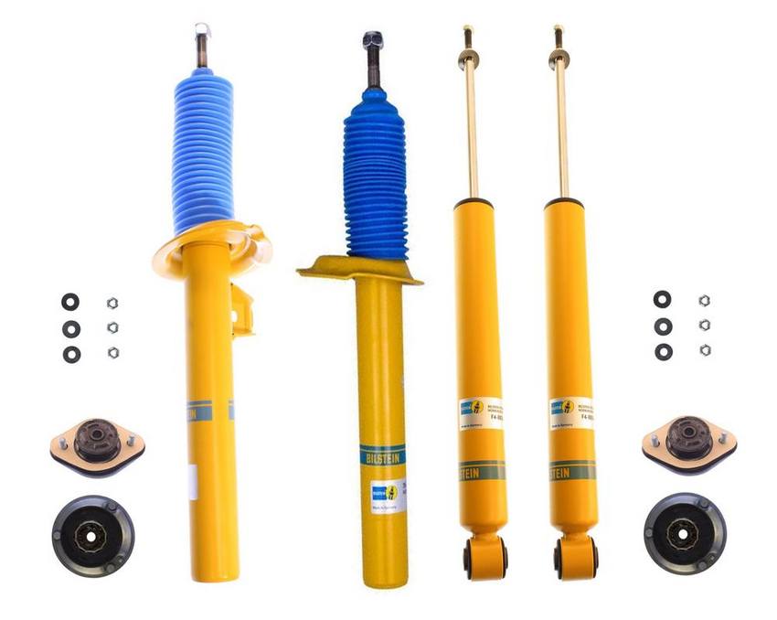 BMW Suspension Strut and Shock Absorber Assembly Kit – Front and Rear (B8 Performance Plus) 33521092362 – Bilstein 3918258KIT