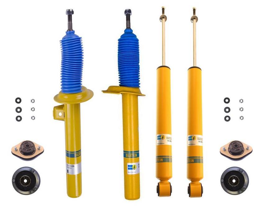 BMW Suspension Strut and Shock Absorber Assembly Kit – Front and Rear (B8 Performance Plus) 33521092362 – Bilstein 3918263KIT