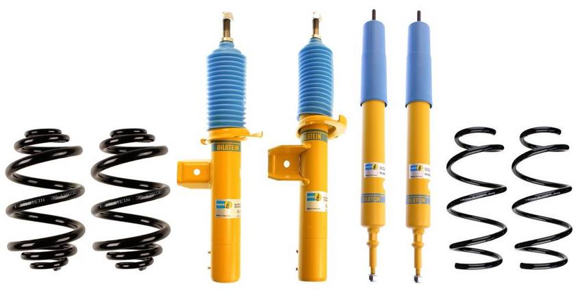 BMW Suspension Strut and Shock Absorber Assembly Kit – Front and Rear (B8 Performance Plus) 33536750760 – Bilstein 3918281KIT