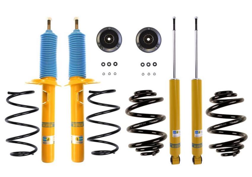 BMW Suspension Strut and Shock Absorber Assembly Kit – Front and Rear (Standard Suspension) (B6 Performance) 33536750760 – Bilstein 3973079KIT