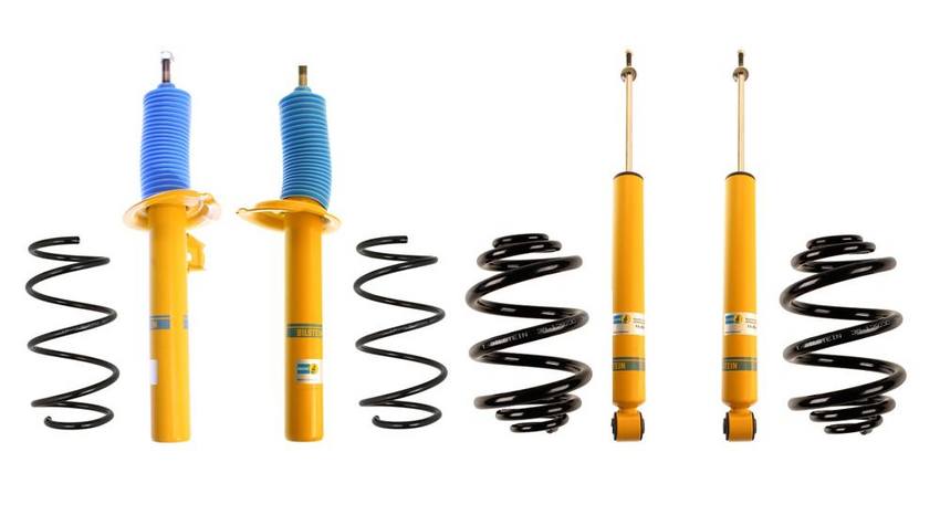 BMW Suspension Strut and Shock Absorber Assembly Kit – Front and Rear (Standard Suspension) (B8 Performance Plus) 33536750760 – Bilstein 3973151KIT