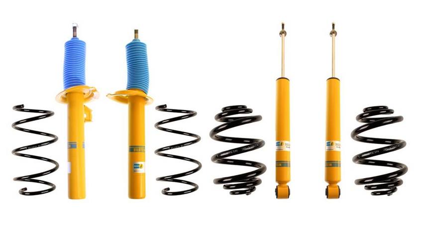 BMW Suspension Strut and Shock Absorber Assembly Kit – Front and Rear (With Standard Suspension) (B8 Performance Plus) 33536750760 – Bilstein 3973152KIT