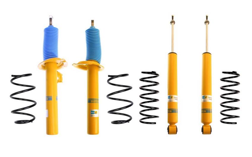 BMW Suspension Strut and Shock Absorber Assembly Kit – Front and Rear (Standard Suspension) (B8 Performance Plus) 33531095736 – Bilstein 3973153KIT