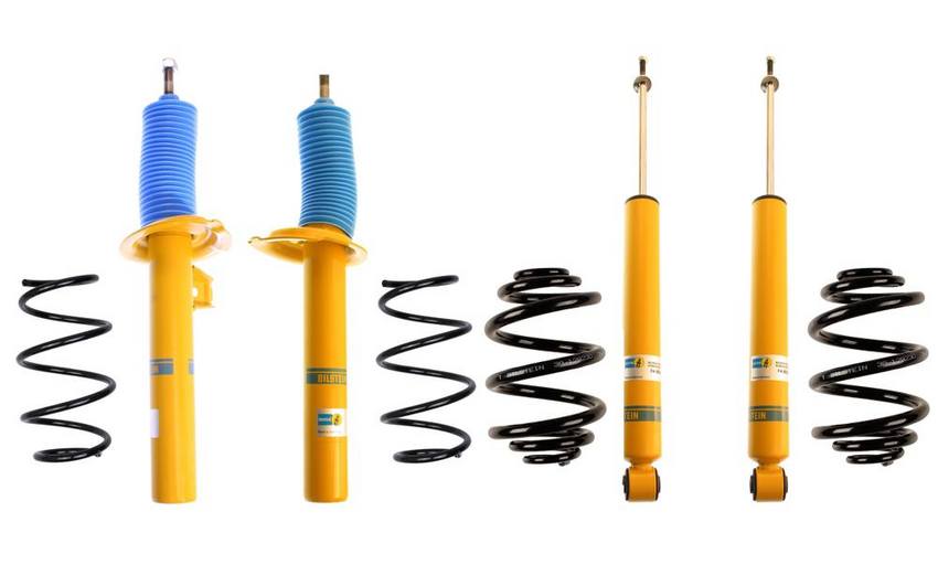 BMW Suspension Strut and Shock Absorber Assembly Kit – Front and Rear (Heavy Duty Version for Standard Suspension) (B8 Performance Plus) 33536750760 – Bilstein 3973154KIT