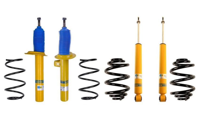 BMW Suspension Strut and Shock Absorber Assembly Kit – Front and Rear (Heavy Duty Version for Standard Suspension) (B8 Performance Plus) 33536750760 – Bilstein 3973181KIT