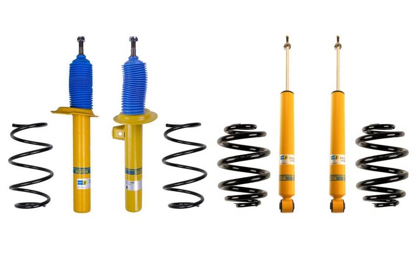 BMW Suspension Strut and Shock Absorber Assembly Kit – Front and Rear (Heavy Duty Version for Standard Suspension) (B8 Performance Plus) 33531095710 – Bilstein 3973186KIT