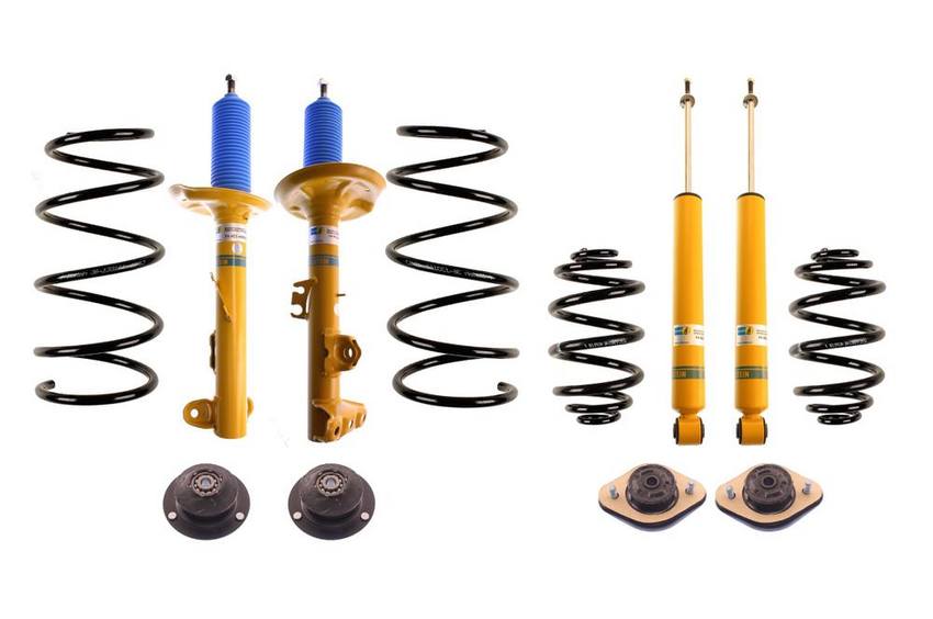 BMW Suspension Strut and Shock Absorber Assembly Kit – Front and Rear (Standard Suspension) (B8 Performance Plus) 33539059281 – Bilstein 3973193KIT