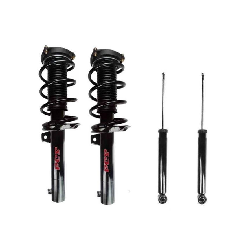 VW Suspension Strut and Shock Absorber Assembly Kit – Front and Rear – Aftermarket 3973261KIT