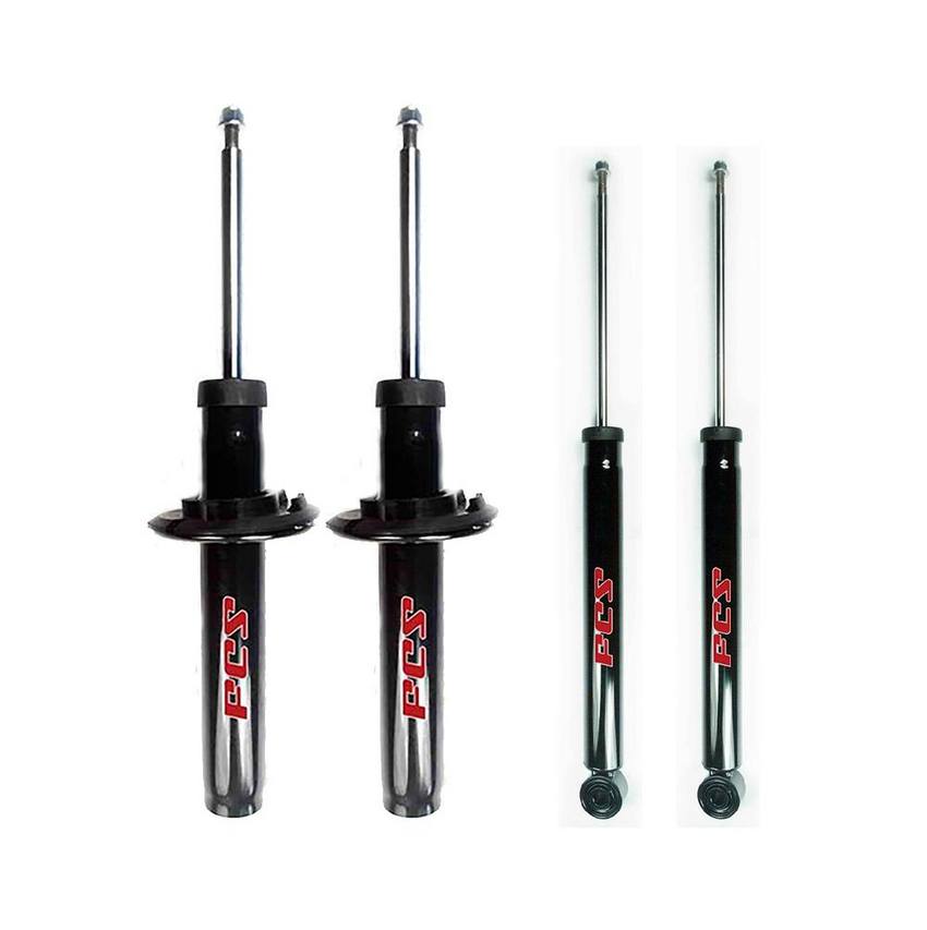 Audi Suspension Strut and Shock Absorber Assembly Kit – Front and Rear – Aftermarket 3974618KIT