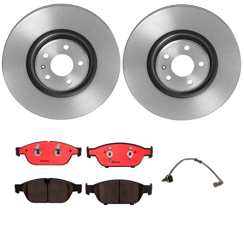 Audi Brake Kit – Pads and Rotors Front (356mm) (Ceramic) 4H0698151D – Brembo 3991315KIT