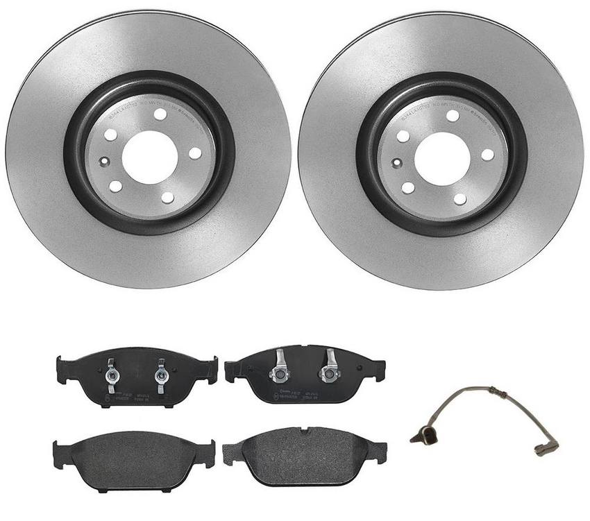 Audi Brake Kit – Pads and Rotors Front (356mm) (Low-Met) 4H0698151D – Brembo 3991323KIT