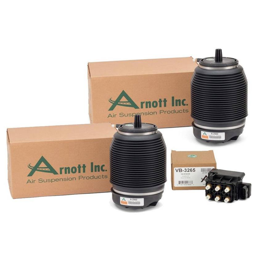 Audi Air Suspension Spring Kit – Rear 4F0616013 – Arnott 3992903KIT