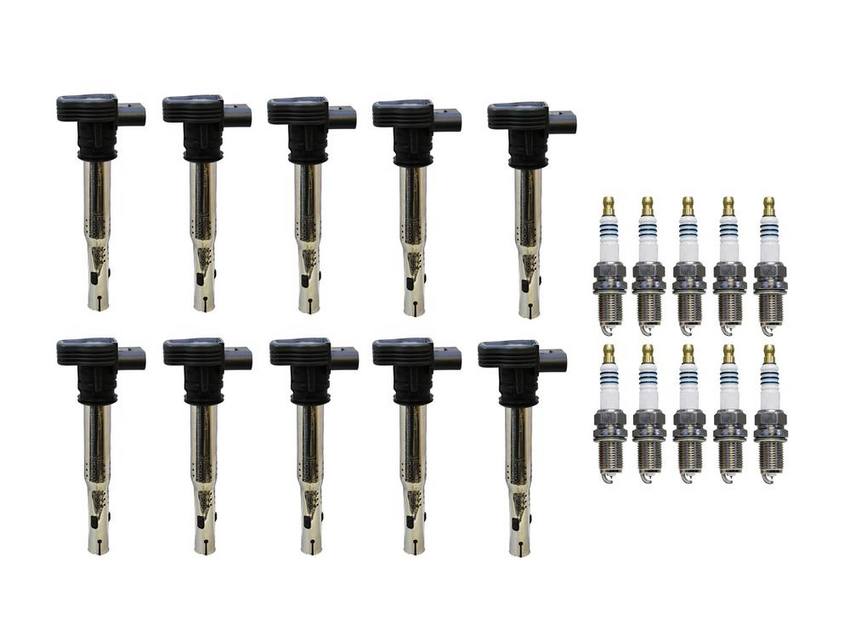 Audi Ignition Coil Kit (10 Pieces) – 101905621C – Denso