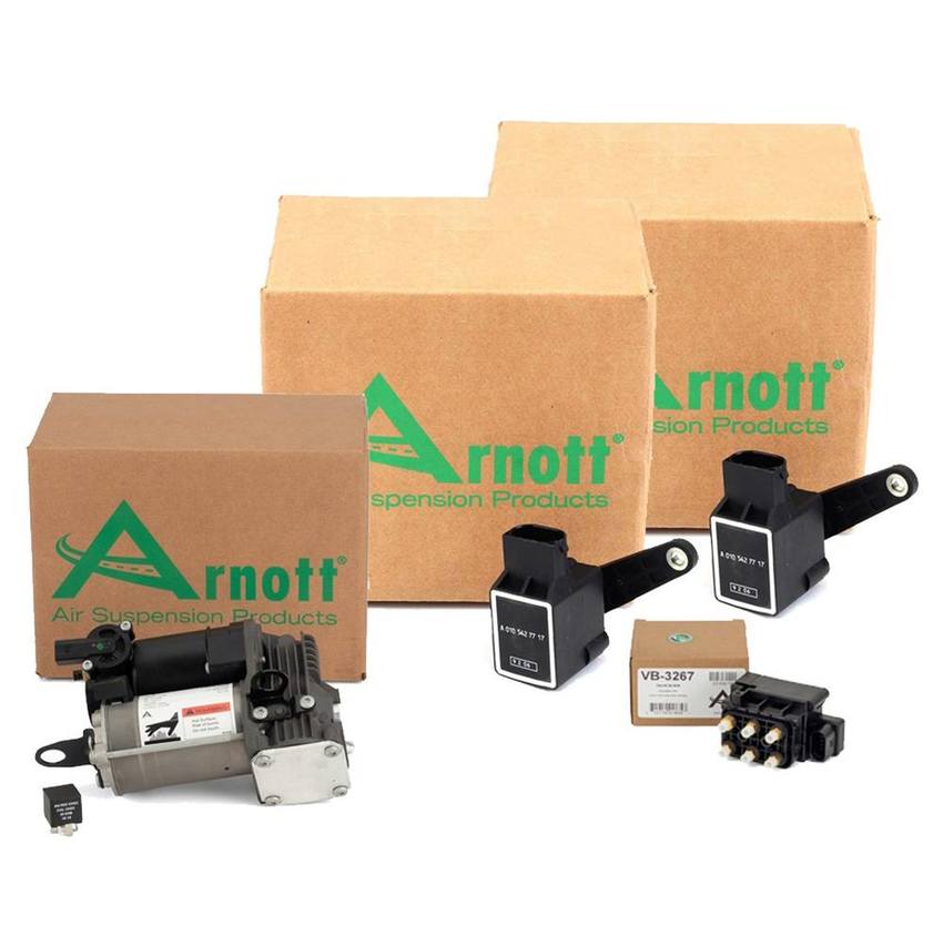 Mercedes Air Suspension Compressor Kit (with Air Suspension and Airmatic) 221320170480 – Arnott 3998873KIT