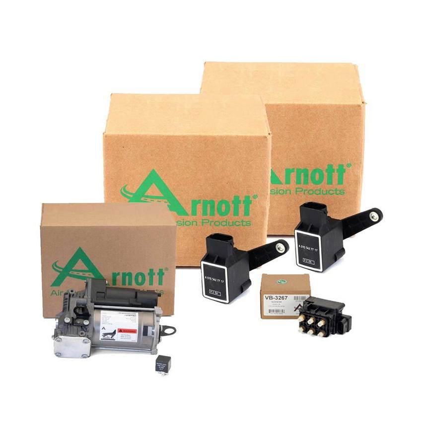 Mercedes Air Suspension Compressor Kit (with 4 Corner Leveling and Air Suspension) 251320270480 – Arnott 3998899KIT