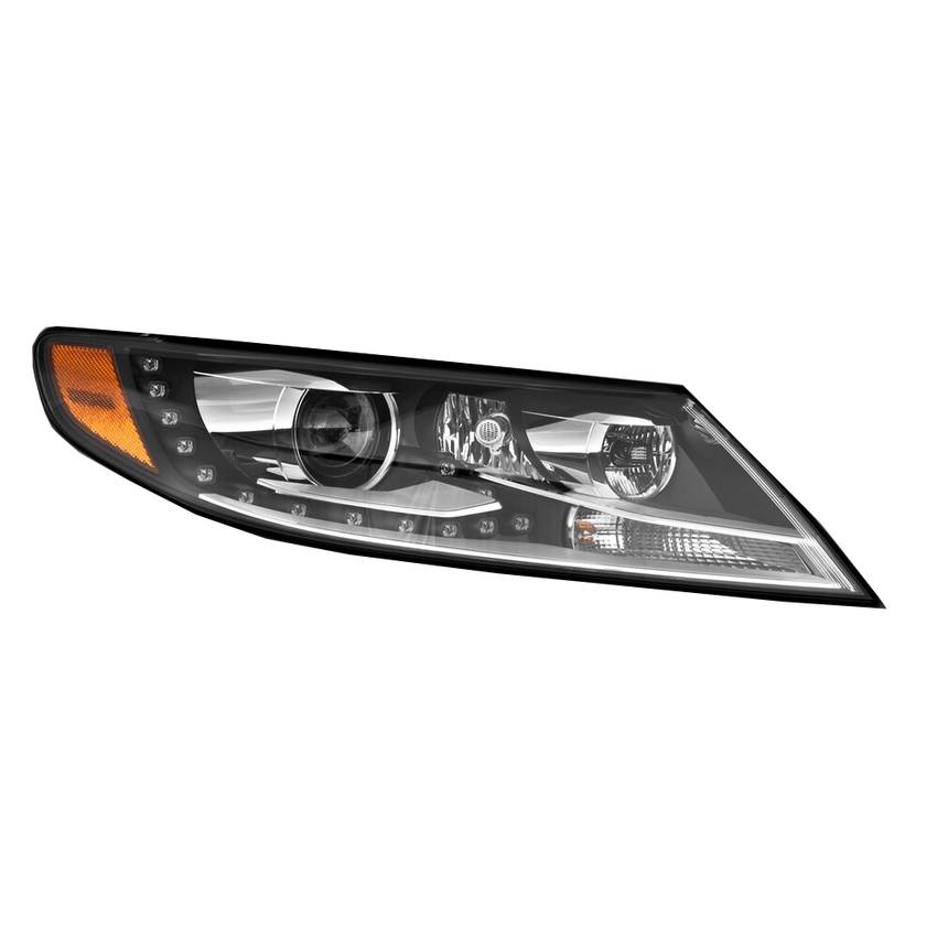 VW Headlight Assembly – Passenger Side (Xenon) (Adaptive) 3C8941754S