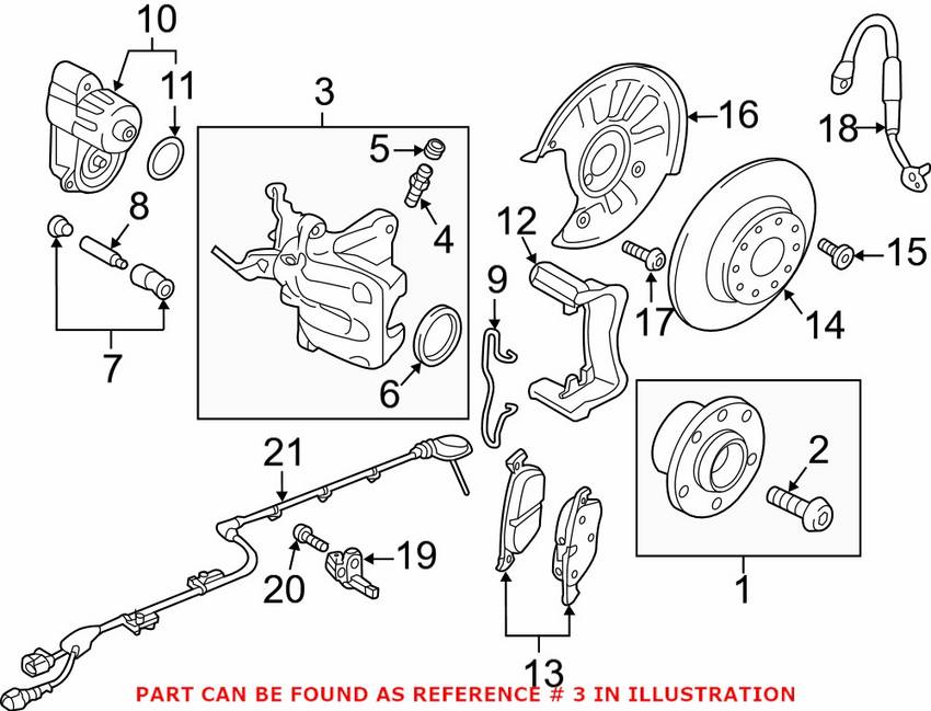 Disc Brake Caliper – Rear Driver Side