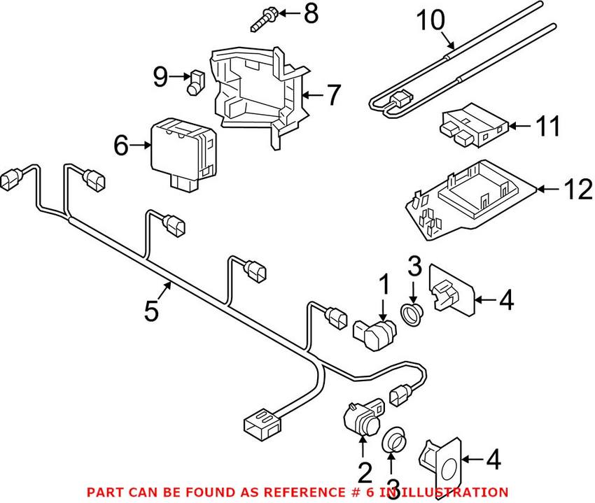 Blind Spot Detection System Warning Sensor – Pasenger Side