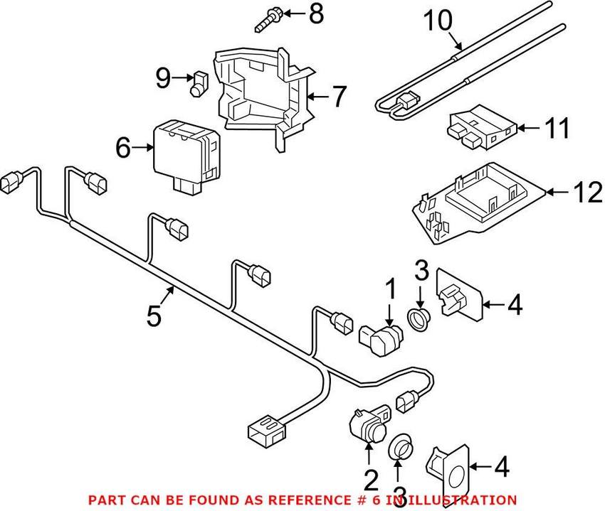 Blind Spot Detection System Warning Sensor – Driver Side