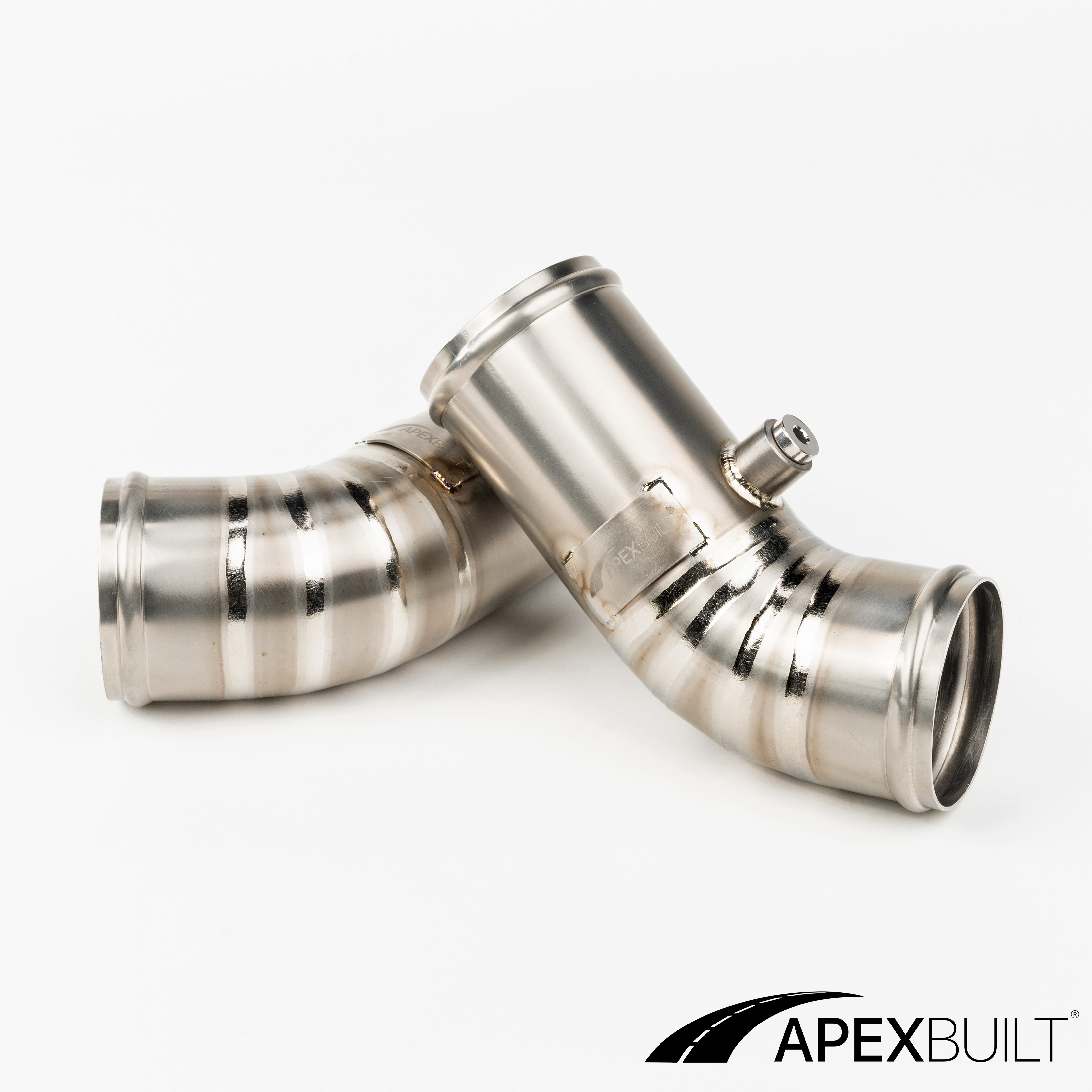 ApexBuilt® BMW F10 M5 & F06/F12/F13 M6 Titanium Charge Pipe Kit (S63TU, 2012-17)