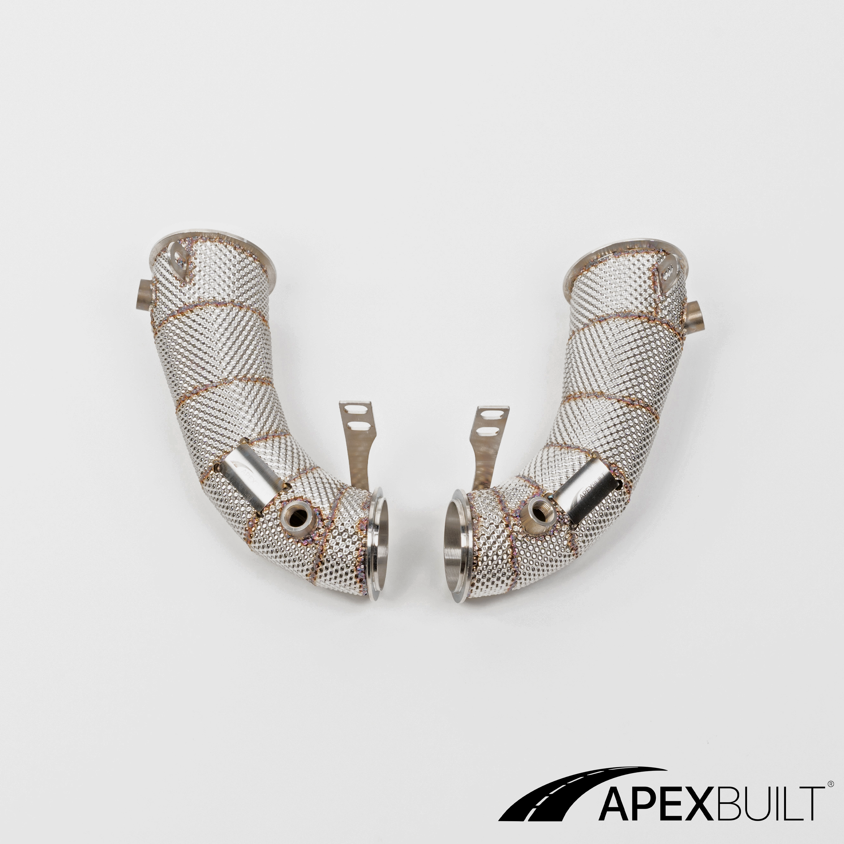 ApexBuilt® BMW F90 M5 & F92/F93 M8 Race Downpipes (S63R, 2018+)