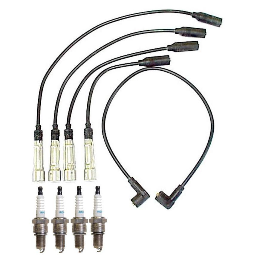 Audi VW Ignition Wire Kit (4 Pieces)  (Gap 0.027) 99917019090 – Denso