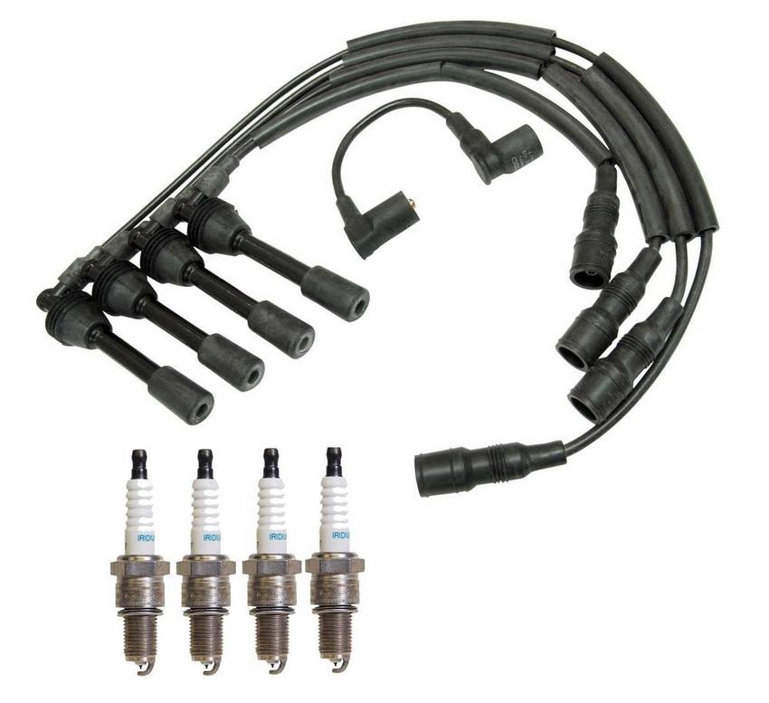 Porsche Ignition Wire Kit (7mm) (4 Pieces) 99917019090 – Denso