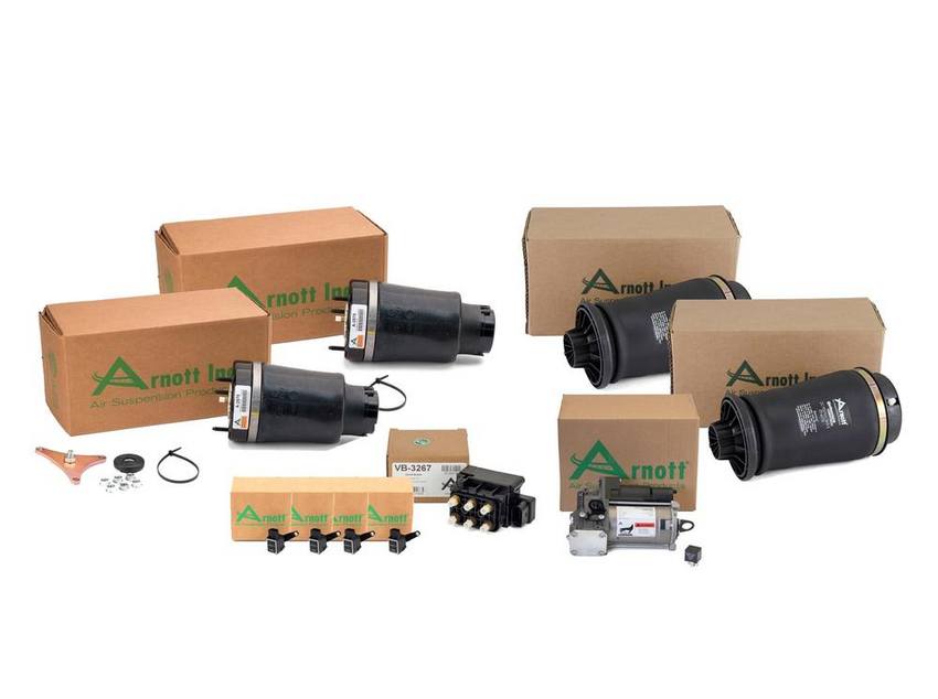 Mercedes Suspension Air Spring Kit – Front and Rear (with Rear Air Suspension and Airmatic) 164320611380 – Arnott 4003395KIT