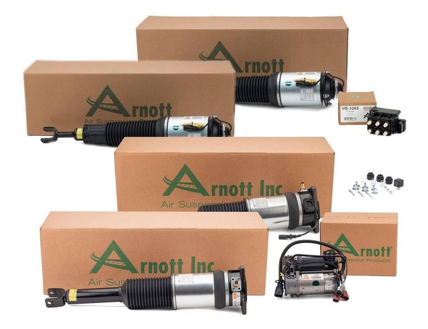 Audi Suspension Strut Assembly Kit – Front and Rear (without Sport Suspension) 4F0616013 – Arnott 4006067KIT