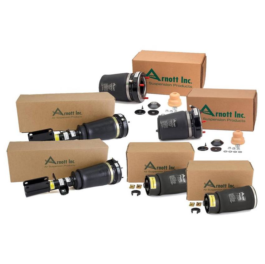 BMW Suspension Strut Assembly Kit – Front and Rear (with Sport Suspension and 4 Corner Auto Leveling) 37126750356 – Arnott 4006079KIT