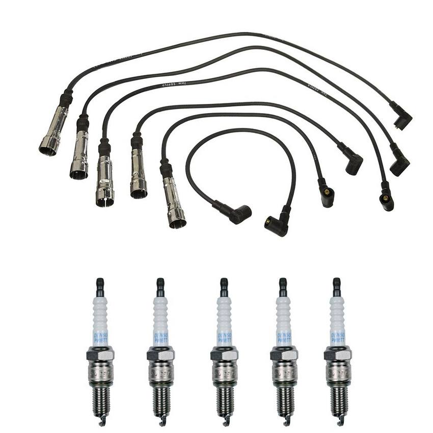 Audi Ignition Wire Kit (7mm) (5 Pieces) – 101000039AB – Denso