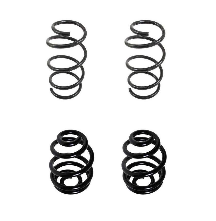 BMW Coil Spring Kit – Front Standard and Rear Heavy Duty (with Sport Suspension) – Lesjofors 4006810KIT