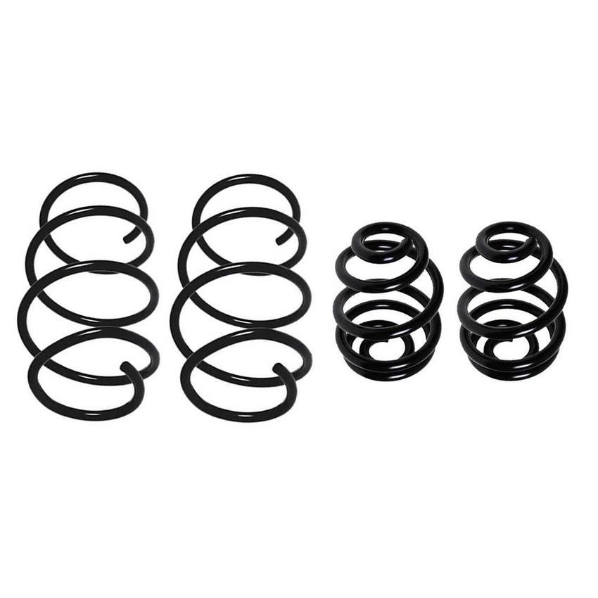 BMW Coil Spring Kit – Front Standard and Rear Heavy Duty (with Sport Suspension) 31331093083 – Lesjofors 4007053KIT