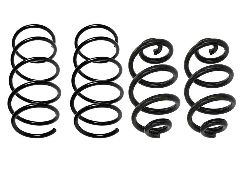 BMW Coil Spring Kit – Front Standard and Rear Heavy Duty 31331090761 – Lesjofors 4007086KIT