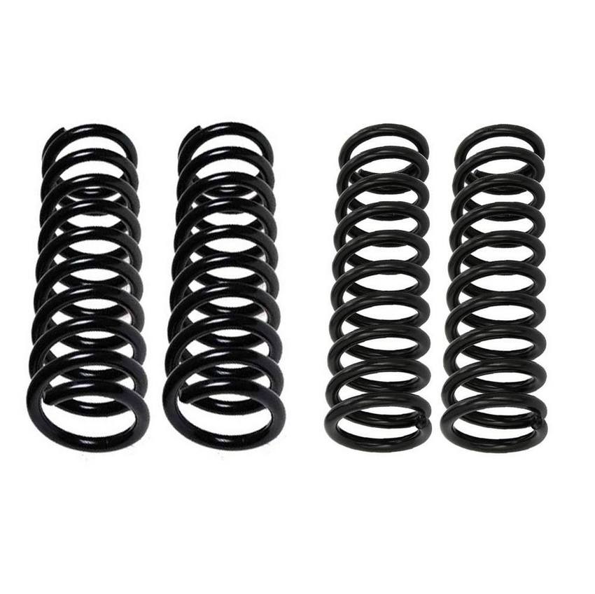 Mercedes Coil Spring Kit – Front Standard and Rear Heavy Duty (without Leveling Control) 2013242604 – Lesjofors 4007177KIT