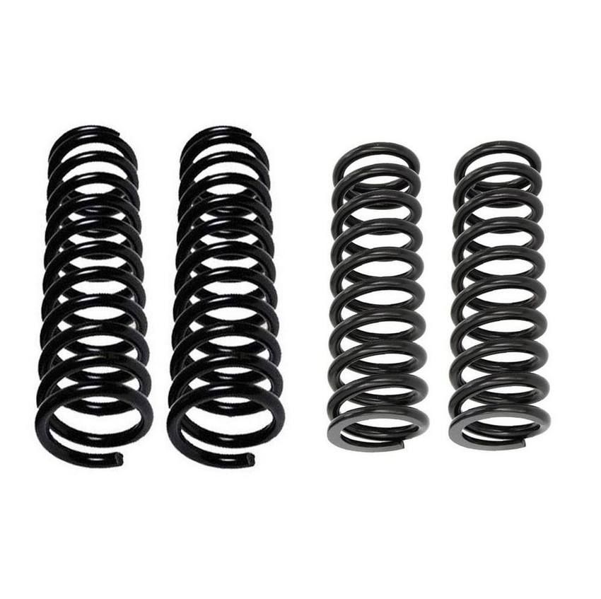 Mercedes Coil Spring Kit – Front Standard and Rear Heavy Duty (without Leveling Control) 2013242604 – Lesjofors 4007193KIT